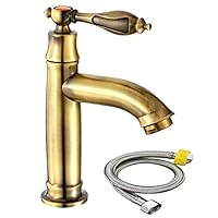 Amazon | bath&bath 洗面用 アンティーク調 高さ165 レトロ シングル